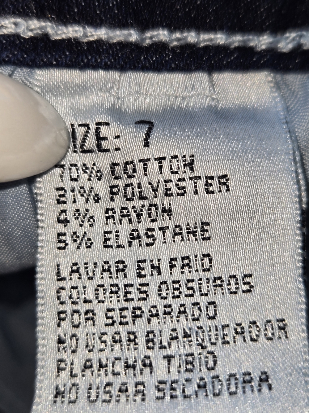 NWT Bamboo Super Soft Rayon Denim Dark Wash Skinny Jeans Thick White Stitching 7 - Picture 7 of 13